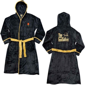 The Godfather - Rose & Logo Uni Bl Bath Robe: Medium- Large