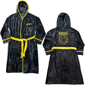 Nirvana - Yellow Smiley Uni Bl Bath Robe:  i gruppen MERCHANDISE / Merch / Hårdrock hos Bengans Skivbutik AB (5540803r)