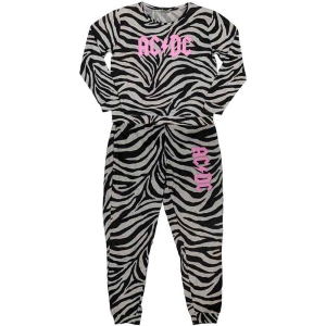 Ac/Dc - Logo Lady Bl/Wht Pyjamas: i gruppen MERCH / Minsishops-merch / Ac/Dc hos Bengans Skivbutik AB (5540900r)