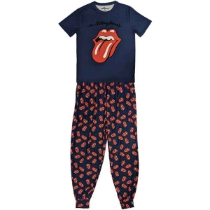 Rolling Stones - Classic Tongue Uni Navy Pyjamas: i gruppen MERCHANDISE / Merch / Pop-Rock hos Bengans Skivbutik AB (5540916r)