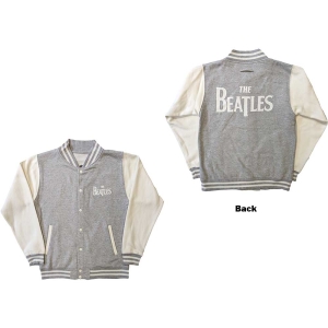 The Beatles - Drop T Logo Uni Grey/Wht Vj:  i gruppen MERCHANDISE / Merch / Pop-Rock hos Bengans Skivbutik AB (5541231r)