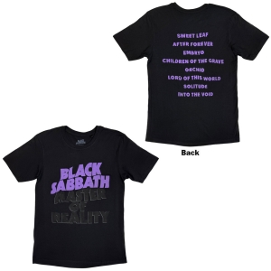 Black Sabbath - Masters Of Reality Album Uni Bl T-Shirt i gruppen MERCHANDISE / T-shirt / Hårdrock hos Bengans Skivbutik AB (5541497)