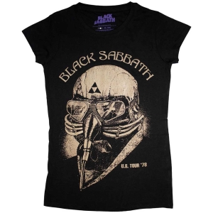 Black Sabbath - Us Tour 78 Skinny Fitting Lady Bl  1Xs i gruppen MERCHANDISE / T-shirt / Hårdrock hos Bengans Skivbutik AB (5541500r)