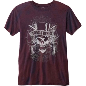 Guns N Roses - Faded Skull Bo Uni Navy/Red    S i gruppen MERCHANDISE / T-shirt / Hårdrock hos Bengans Skivbutik AB (5541708)