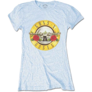 Guns N Roses - Classic Bullet Logo Skinny Lady Blue  1X i gruppen MERCHANDISE / T-shirt / Hårdrock hos Bengans Skivbutik AB (5542030)