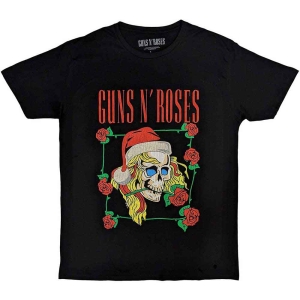 Guns N Roses - Holiday Skull Uni Bl     (L) i gruppen MERCHANDISE / T-shirt / Hårdrock hos Bengans Skivbutik AB (5542170)