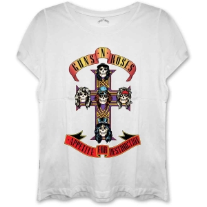 Guns N Roses - Appetite Skinny Lady Wht S i gruppen MERCHANDISE / T-shirt / Hårdrock hos Bengans Skivbutik AB (5542217r)