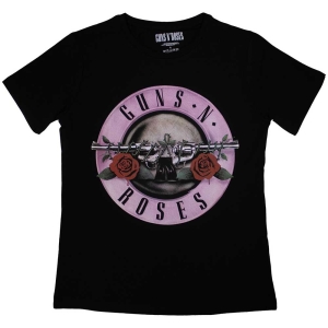 Guns N Roses - Classic Logo Lady Bl    S i gruppen MERCHANDISE / T-shirt / Hårdrock hos Bengans Skivbutik AB (5542222r)