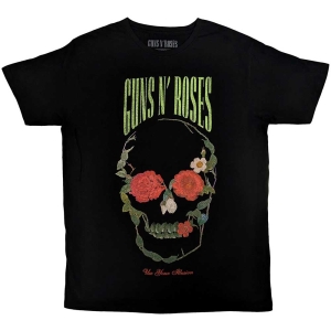 Guns N Roses - Rose Skull Uni Bl    S i gruppen MERCHANDISE / T-shirt / Hårdrock hos Bengans Skivbutik AB (5542255r)