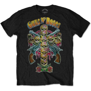 Guns N Roses - Skull Cross 80S Uni Bl    S i gruppen MERCHANDISE / T-shirt / Hårdrock hos Bengans Skivbutik AB (5542262r)