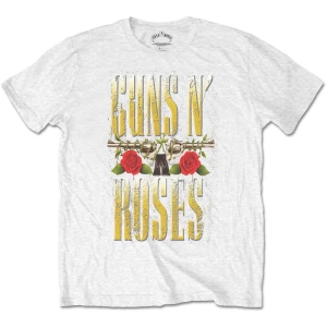Guns N Roses - Big Guns Uni Wht  1Xl i gruppen MERCHANDISE / T-shirt / Hårdrock hos Bengans Skivbutik AB (5542267r)