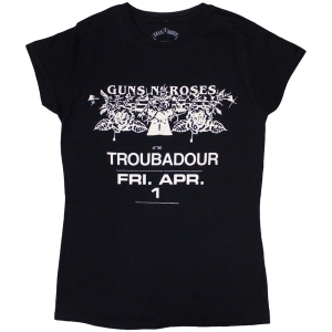Guns N Roses - Troubadour Flyer Lady Bl    S i gruppen MERCHANDISE / T-shirt / Hårdrock hos Bengans Skivbutik AB (5542273r)