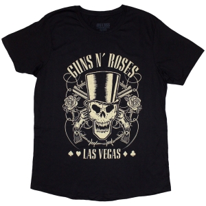 Guns N Roses - Top Hat Skull & Pistols Lv Lady Bl    S i gruppen MERCHANDISE / T-shirt / Hårdrock hos Bengans Skivbutik AB (5542278r)