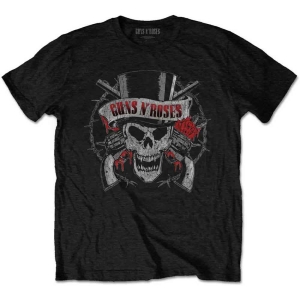 Guns N Roses - Distressed Skull Uni Bl    S i gruppen MERCHANDISE / T-shirt / Nyheter / Hårdrock hos Bengans Skivbutik AB (5542288r)