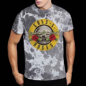 Guns N Roses - Classic Logo Uni Wht Dip-Dye    S i gruppen MERCHANDISE / T-shirt / Nyheter / Hårdrock hos Bengans Skivbutik AB (5542309r)