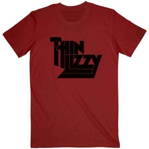 Thin Lizzy - Logo Uni Red  2Xl i gruppen MERCHANDISE / T-shirt / Nyheter / Pop-Rock hos Bengans Skivbutik AB (5542322)