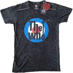 The Who - Target Logo Snow Wash Uni Bl  2Xl i gruppen MERCHANDISE / T-shirt / Nyheter / Pop-Rock hos Bengans Skivbutik AB (5542370)