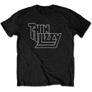 Thin Lizzy - Logo Uni Bl T-Shirt i gruppen MERCHANDISE / T-shirt / Pop-Rock hos Bengans Skivbutik AB (5542567r)