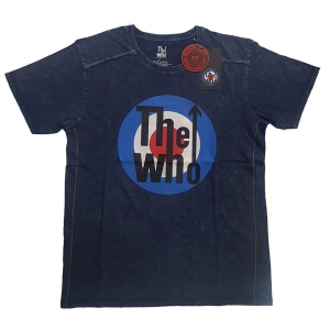 The Who - Target Logo Snow Wash Uni Navy    S i gruppen MERCHANDISE / T-shirt / Pop-Rock hos Bengans Skivbutik AB (5542582r)