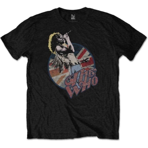 The Who - Vtge Roger Pose Uni Bl S i gruppen MERCHANDISE / T-shirt / Pop-Rock hos Bengans Skivbutik AB (5542603r)