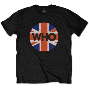 The Who - Union Jack Circle Uni Bl S i gruppen MERCHANDISE / T-shirt / Pop-Rock hos Bengans Skivbutik AB (5542609r)