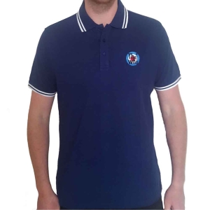 The Who - Target Logo Uni Navy Piké:  i gruppen MERCHANDISE / T-shirt / Pop-Rock hos Bengans Skivbutik AB (5542831r)
