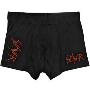 Slayer - Scratchy Logo Uni Bl Boxers:  i gruppen MERCHANDISE / Merch / Hårdrock hos Bengans Skivbutik AB (5542965r)