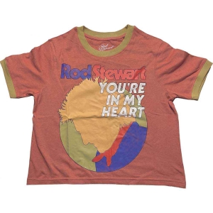 Rod Stewart - In My Heart Ringer Lady Orange Crop Top: i gruppen MERCHANDISE / T-shirt / Pop-Rock hos Bengans Skivbutik AB (5543179r)