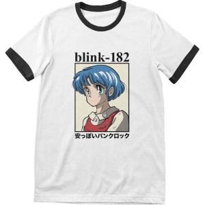 Blink-182 - Anime Ringer Uni Wht i gruppen MERCHANDISE / T-shirt / Nyheter / Pop-Rock hos Bengans Skivbutik AB (5543516)