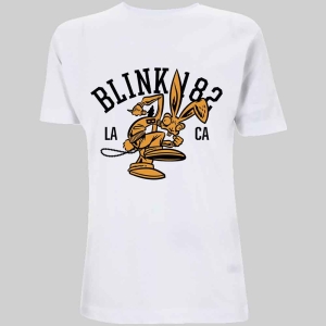 Blink-182 - College Mascot Uni Wht  i gruppen MERCHANDISE / T-shirt / Nyheter / Pop-Rock hos Bengans Skivbutik AB (5543884r)