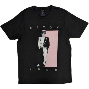 Elton John - Tux Photo Uni Bl  i gruppen MERCHANDISE / T-shirt / Nyheter / Pop-Rock hos Bengans Skivbutik AB (5543922r)