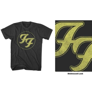 Foo Fighters - Distressed Ff Logo Uni Bl  i gruppen MERCHANDISE / T-shirt / Nyheter / Pop-Rock hos Bengans Skivbutik AB (5543951r)