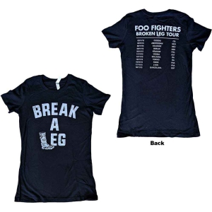Foo Fighters - Break A Leg Lady Bl  i gruppen MERCHANDISE / T-shirt / Nyheter / Pop-Rock hos Bengans Skivbutik AB (5543956r)