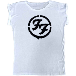 Foo Fighters - Rock's Not Dead Lady Wht  i gruppen MERCHANDISE / T-shirt / Pop-Rock hos Bengans Skivbutik AB (5543959r)