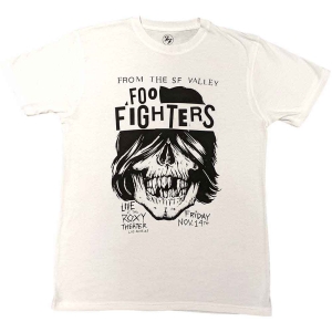 Foo Fighters - Roxy Flyer Uni Wht  i gruppen MERCHANDISE / T-shirt / Nyheter / Pop-Rock hos Bengans Skivbutik AB (5543962r)