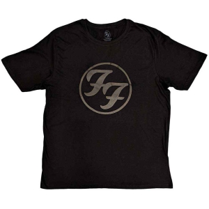 Foo Fighters - Ff Logo Hi-Build Uni Bl  i gruppen MERCHANDISE / T-shirt / Nyheter / Pop-Rock hos Bengans Skivbutik AB (5543964r)