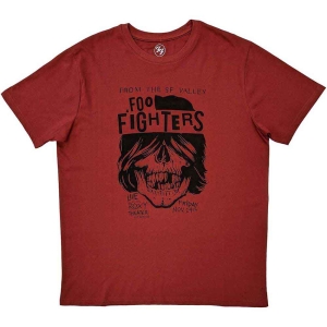 Foo Fighters - Sf Valley Uni Red  i gruppen MERCHANDISE / T-shirt / Nyheter / Pop-Rock hos Bengans Skivbutik AB (5543985r)