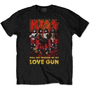 Kiss - Love Gun Glow Uni Bl  i gruppen MERCHANDISE / T-shirt / Nyheter / Hårdrock hos Bengans Skivbutik AB (5544857r)