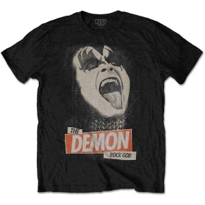 Kiss - The Demon Rock God Uni Bl  i gruppen MERCHANDISE / T-shirt / Nyheter / Hårdrock hos Bengans Skivbutik AB (5544860r)