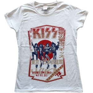 Kiss - Destroyer Tour '78 Lady Wht i gruppen MERCHANDISE / T-shirt / Nyheter / Hårdrock hos Bengans Skivbutik AB (5544862r)
