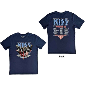 Kiss - Americana Uni Denim  i gruppen MERCHANDISE / T-shirt / Nyheter / Hårdrock hos Bengans Skivbutik AB (5544886r)