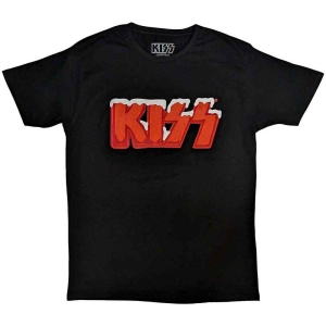 Kiss - Holiday Logo Uni Bl  i gruppen MERCHANDISE / T-shirt / Hårdrock hos Bengans Skivbutik AB (5544890r)