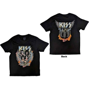 Kiss - End Of The Road Wings Uni Bl  i gruppen MERCHANDISE / T-shirt / Hårdrock hos Bengans Skivbutik AB (5544894r)