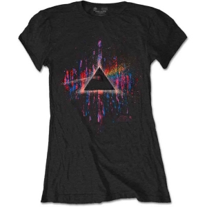 Pink Floyd - Dsotm Pink Splatter Lady Bl  i gruppen MERCHANDISE / T-shirt / Nyheter / Pop-Rock hos Bengans Skivbutik AB (5545556r)