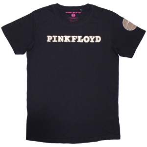 Pink Floyd - Logo & Prism App Slub Uni Navy  i gruppen MERCHANDISE / T-shirt / Pop-Rock hos Bengans Skivbutik AB (5545561r)