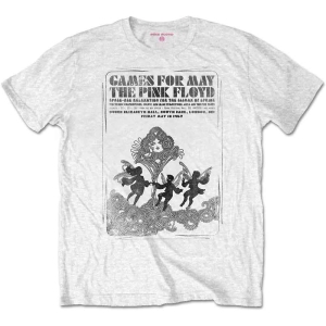 Pink Floyd - Games For May B&W Uni Wht  i gruppen MERCHANDISE / T-shirt / Nyheter / Pop-Rock hos Bengans Skivbutik AB (5545599r)