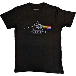 Pink Floyd - 50Th Prism Logo Uni Bl  i gruppen MERCHANDISE / T-shirt / Nyheter / Pop-Rock hos Bengans Skivbutik AB (5545619r)