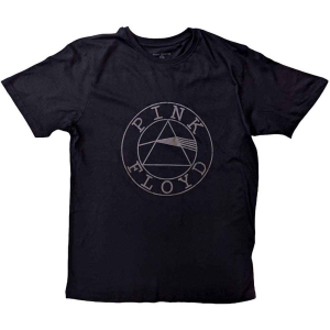 Pink Floyd - Circle Logo Hi-Build Uni Bl  i gruppen MERCHANDISE / T-shirt / Nyheter / Pop-Rock hos Bengans Skivbutik AB (5545626r)
