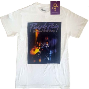 Prince - Purple Rain Square Uni Wht i gruppen MERCHANDISE / T-shirt / Nyheter / Pop-Rock hos Bengans Skivbutik AB (5545753)