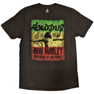 Bob Marley - Movement Uni Brown  i gruppen MERCHANDISE / T-shirt / Nyheter / Reggae hos Bengans Skivbutik AB (5546028r)